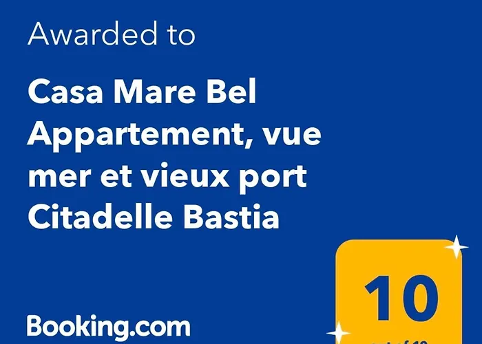 Casa Mare Bel Appartement, Vue Et Vieux Port Citadelle Apartamento Bastia (Corsica)