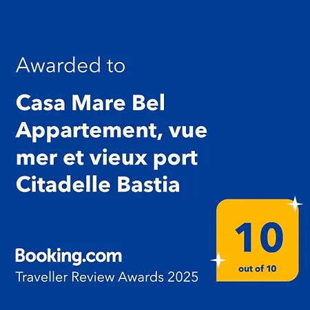 Casa Mare Bel Appartement, Vue Et Vieux Port Citadelle Apartment Bastia (Corsica)